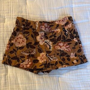 Janie and Jack 100% Cotton Girls Floral Shorts